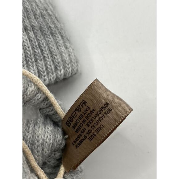 LOOK BY M Women's Heather Gray Scarf and Glove Set SZ OS - Picture 7 of 8